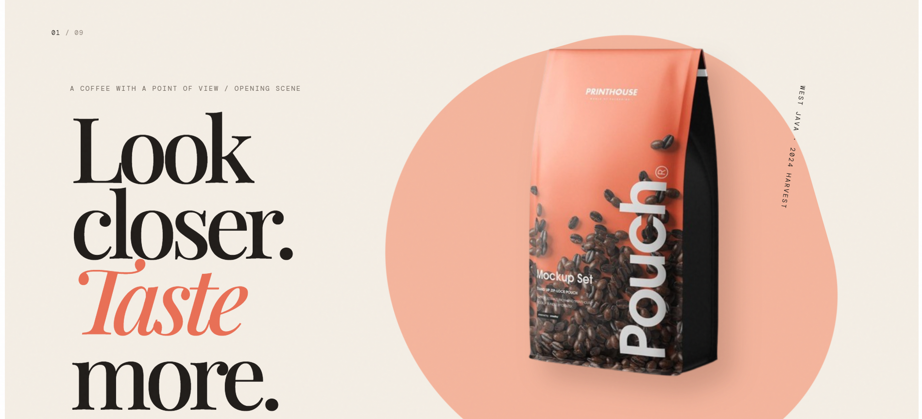Landing Page GSAP Coffe