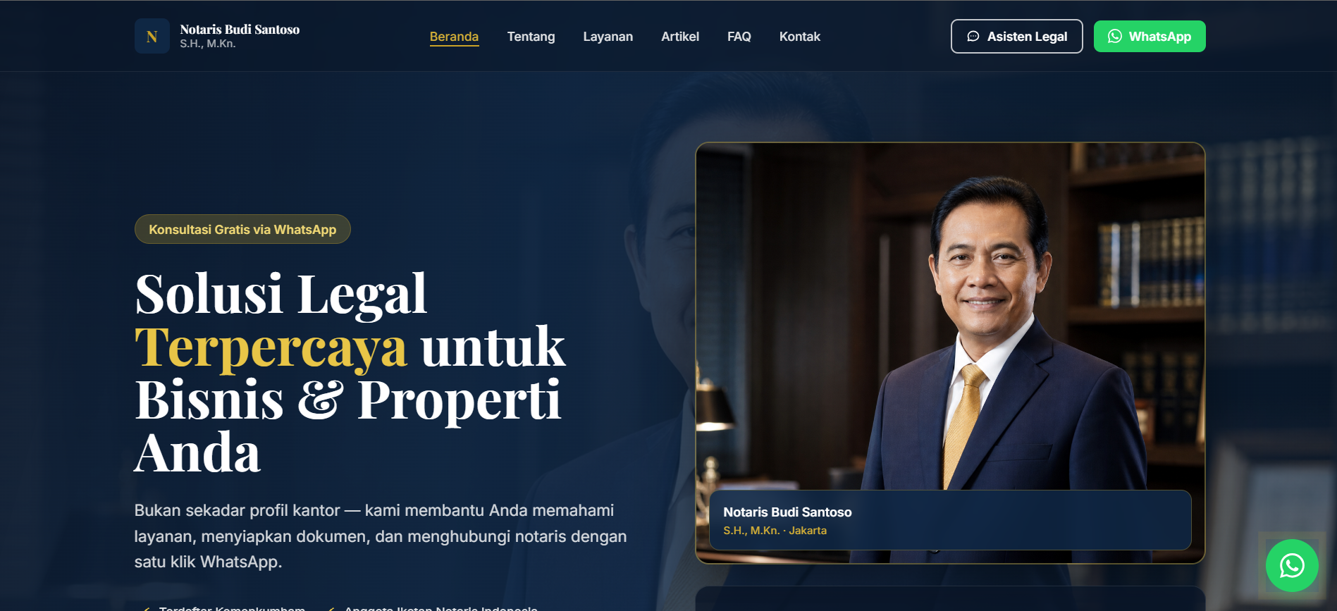 Notary Lead Generation Website